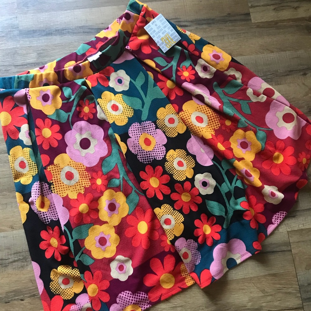 Lularoe Madison Floral Skirt